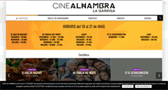 Desktop Screenshot of cinealhambra.com